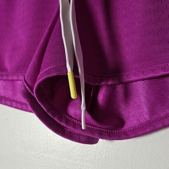 Barbiecore Champion purple athletic running mini perforated shorts Size L - Picture 5 of 5